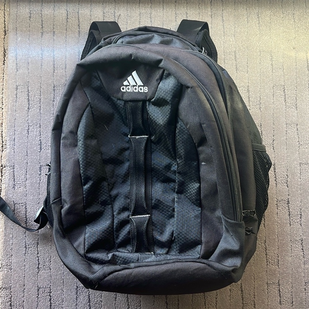 Adidas sports backpack black